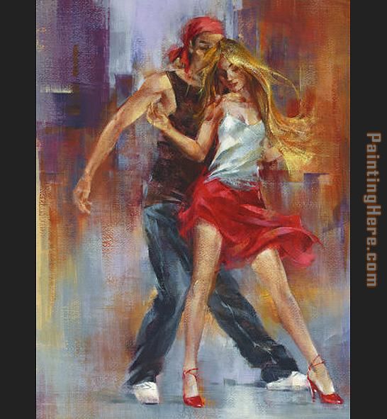 Street Dance painting - Pedro Alvarez Street Dance art painting